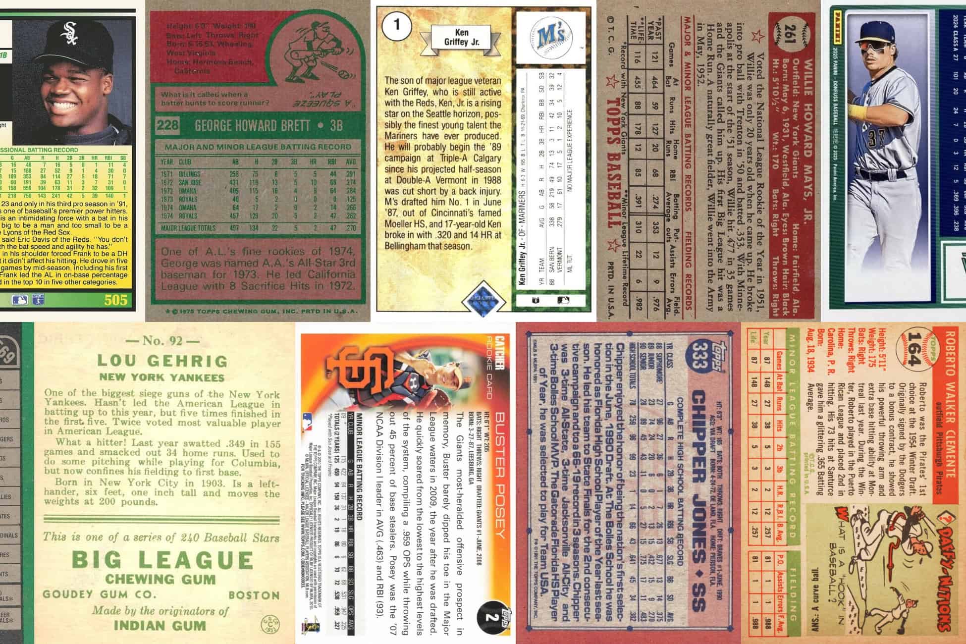 The Evolution of Baseball Card Backs: From Stats to Stories