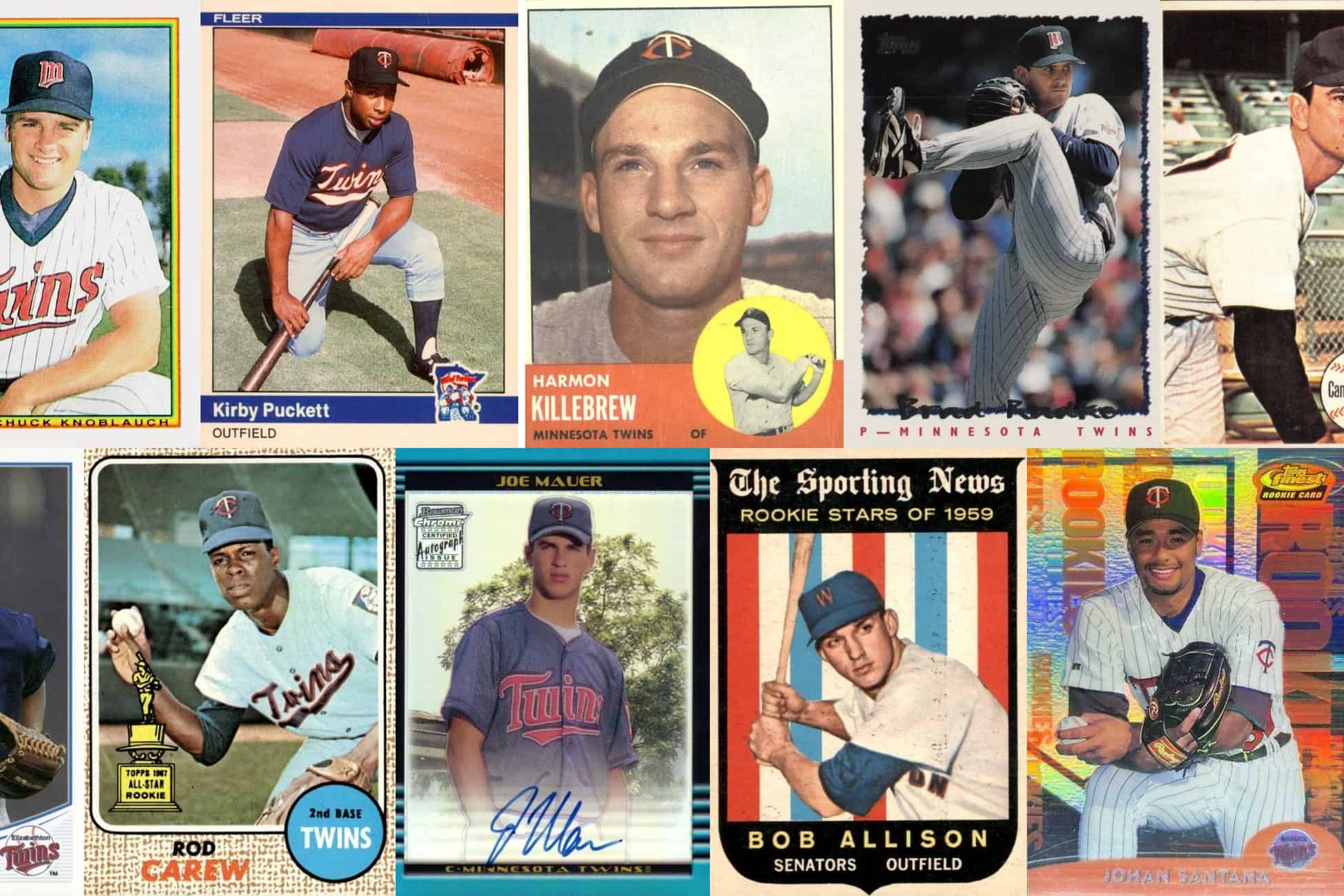 Best Minnesota Twins Baseball Cards (Top 10 Players)