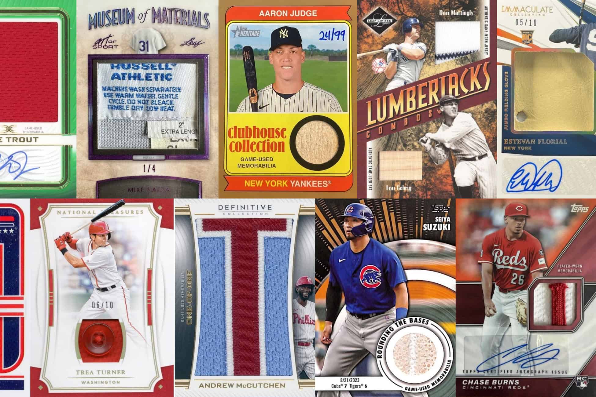 Baseball Card Relic Types: Every Kind of Memorabilia Card, Explained